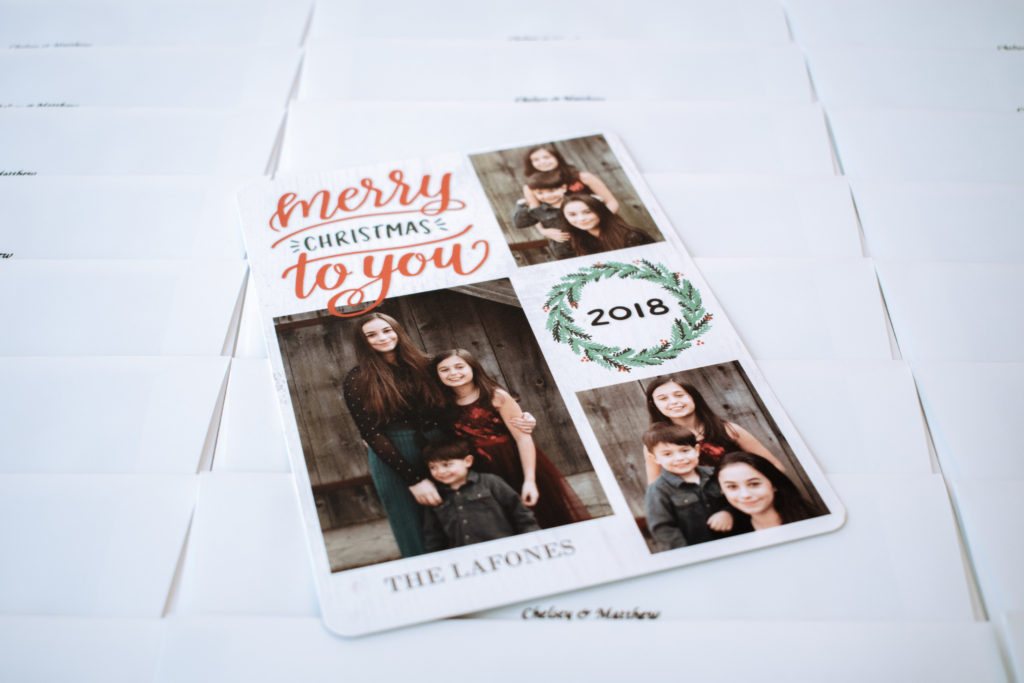 Christmas card tips to save money and time