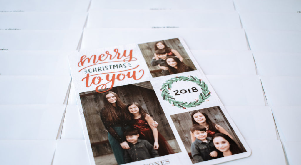 christmas card tips to save money and time