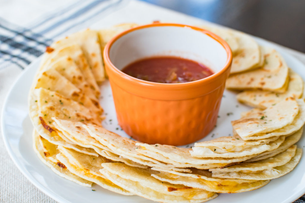 quick and easy party snack quesadilla bites