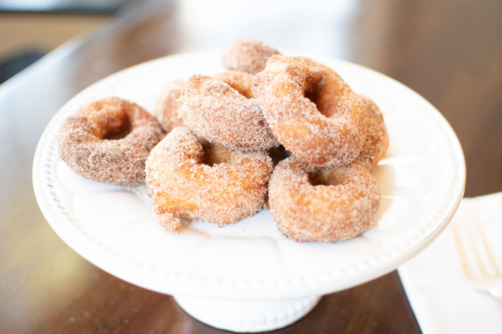 quick donuts made with crescent dough