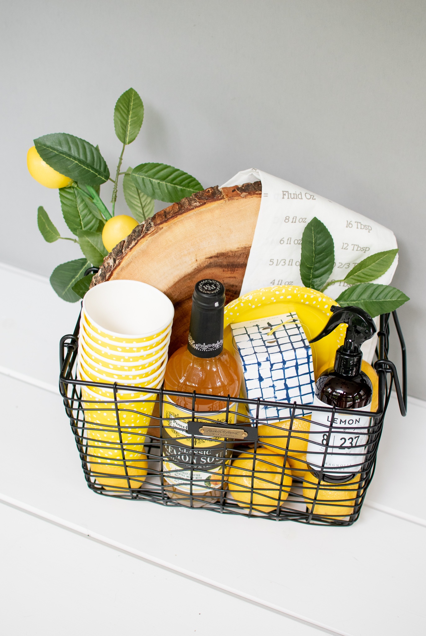 Do It Yourself Gift Basket Idea · Sweet Lemon Made